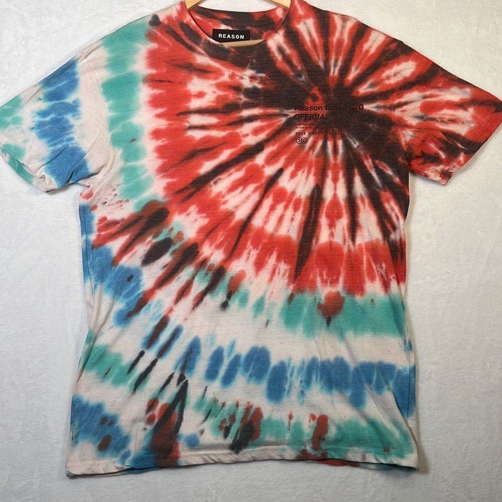 Reason‎ clothing brand tie dye T-shirt - Men Large